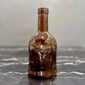 تصویر بطری شیشه ای گوزنی قهوه ای نیم لیتری ۲۴ عددی 