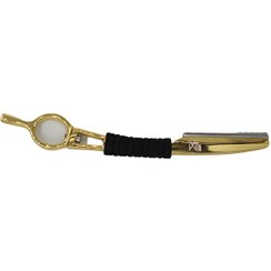 تصویر دسته تیغ پیتاژ استیل طلایی 