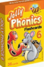 تصویر فلش کارت جولی فونیکس Jolly Phonics 6 Flashcards 