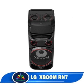 تصویر سیستم صوتی ال جی ایکس بوم خانگی بلوتوث دار LG XBOOM RN7 Bass Blast LG XBOOM RN7 Audio System with Bluetooth and Bass Blast