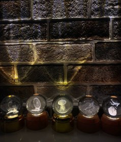 تصویر گوی چرخشی پایه دار 