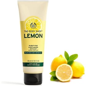 تصویر ژل شستشو لیمو جمع كننده منافذ بادی شاپ THE BODY SHOP LEMON PURIFYING 