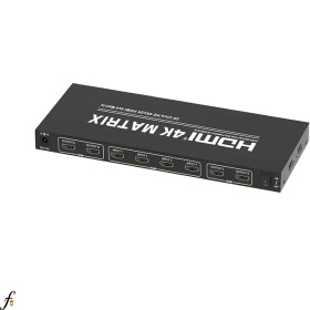 تصویر ماتریکس 4 در 4 HDMI تی سی تی با پشتیبانی 4K 