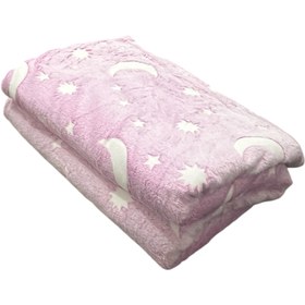 تصویر پتوی مسافرتی دو نفره شبتاب طرح فانتزی 