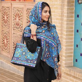 تصویر ست کیف و شال زنانه بهار کد 06 ا Bahar Women Bag and Shawl Set Code 06 Bahar Women Bag and Shawl Set Code 06