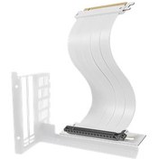 تصویر براکت نصب عمودی کارت گرافیک سفید 