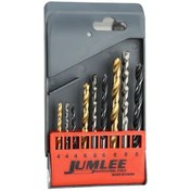 تصویر ست 9عددی مته چوب و فلز و الماس برند جاملی مدل 2669 