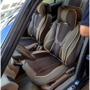 تصویر روکش صندلی خودرو پژو پارس پرشیا قدیم طرح طبی VIPپارچه جودون سنگین با الگوی عالی 
