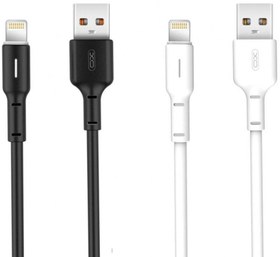 تصویر کابل شارژ سریع لایتنیگ یک متری ایکس‌او XO 3A fast charging usb cable lightning NB112 