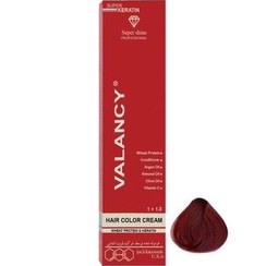 تصویر رنگ موی سری آلبالویی 100میل والانسی RF4 Valancy Hair Color Mahogany Series 100ml