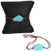 تصویر دستبند چوبی انتزاعی طرح BR1 