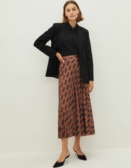 تصویر دامن بلند زنانه ال سی وایکیکی lc waikiki | W1FO34Z8-LQZ