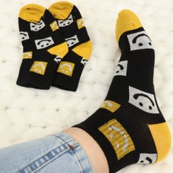 تصویر جوراب لبخند مربع 