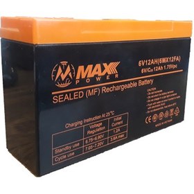 تصویر باتری ۶ ولت ۱۲ آمپر 