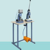 تصویر دستگاه پرس دکمه زن میکرون ترکیه ای نیمه پنوماتیک ۳۶ یا ۳۲ 