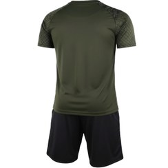 تصویر ست تیشرت و شورت طرح ووشو رنگ سبز یشمی کد 364 