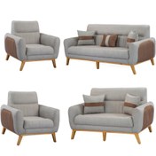 تصویر مبل راحتی هفت نفره مدل مارکو 