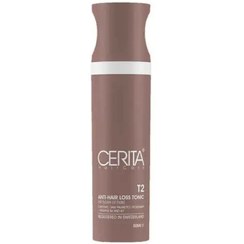 تصویر تونیک تقویت کننده و ضد ریزش مو T2 سریتا حاوی کافئین 50 میل Cerita Tonic T2 Anti Hair Loss Caffeine 50ml