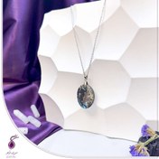 تصویر آویز صدف آبالون طبیعی کد N72 