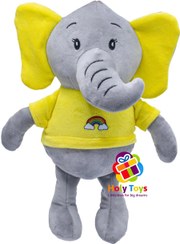 تصویر عروسک فیل کیوت اورجینال Cute elephant doll