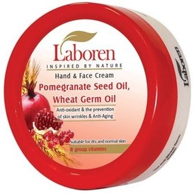 تصویر کرم جوانه گندم و انار 150 میلی لیتر لابورن laboren pomegranate cream