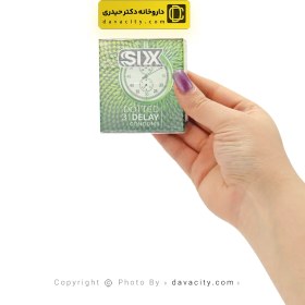 تصویر کاندوم تاخیری بلند مدت سیکس 3 عددی Six Long-lasting Delay Condoms 3 pcs