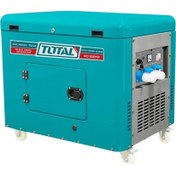 تصویر موتور برق 10 کیلو وات 3 فاز تک فاز دیزلی سایلنت برند توتالTP2100001EP 