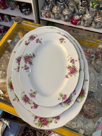 تصویر دیس چینی گلسرخی 