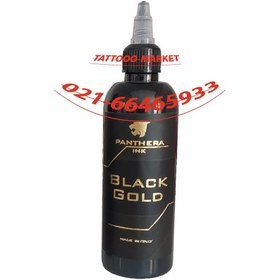 تصویر رنگ تاتو پنترا بلک گلد panthera black gold 