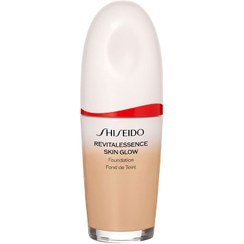 تصویر کرم پودر رویتال اسنس اسکین گلو شیسیدو 310 - Silk اورجینال ا Revital essence Skin Glow foundation makeup Shiseido Revital essence Skin Glow foundation makeup Shiseido