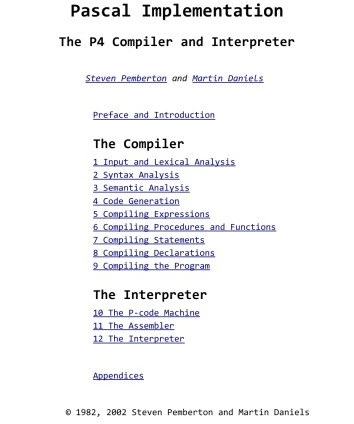 خرید و قیمت دانلود کتاب Pascal Implementation. The P4 Compiler and ...