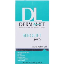 تصویر ژل ضد جوش درمالیفت مدل سبولیفت فورت مناسب پوست چرب حجم ۵۰ میلی لیتر با بطری پمپ دار 