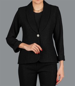 تصویر کت کوتاه لمه آستین پاکتی 