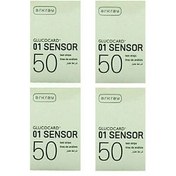 تصویر نوار تست قند خون آرکری مدل Sensor مجموعه ۴ عددی 
