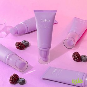 تصویر کرم پودر فلوئیدی کالیستا مدل F03 حجم ۴۰ میلی لیتر SPF15 