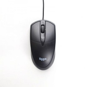 تصویر کیبورد و موس سیمی Liggo مدل KM601 Liggo KM601 Wired Keyboard and Mouse