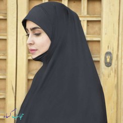 تصویر مقنعه چونه دار ریون کد ۱۶۳۳ 