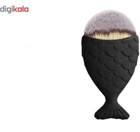 تصویر برس کرم پودر و رژگونه گلدن فیش مدل S1 