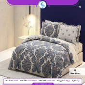 تصویر روتختی دو نفره ساتین پنبه پلاس کارینا مدل نیوویستا ملحفه 180 