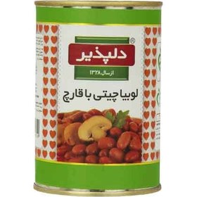 تصویر کنسرو لوبیا با قارچ دلپذیر 380گرم (24عددی)(م.ک72000) 