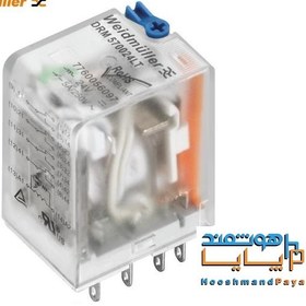 تصویر رله ۱۴ پایه ۴کنتاکت مولر DRM-24V DC -5A-4Co 