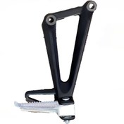 تصویر ست کامل براکت و جاپایی عقب سمت راست YAMAHA MT25 R25 / ساخت اندونزی اصل 