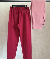 تصویر شلوار راحتی زنانه نخی کد 1502 