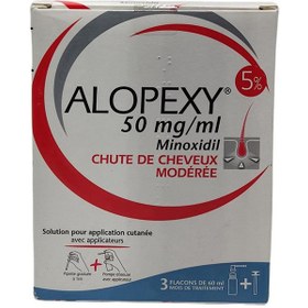 تصویر محلول رشد موی سر آقایان و بانوان آلوپکسی ا Alopexy Minoxidil Solution spray 5% Alopexy Minoxidil Solution spray 5%