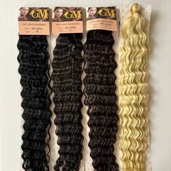 تصویر موی دوسرباز آفرو تک رنگ نقره ای 