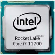 تصویر پردازنده کامپیوتر اینتل مدل Core i7-11700 Rocket Lake Tray Intel Core i7-11700 Rocket Lake Tray Computer Processor