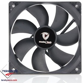 تصویر فن کیس مسترتک 120mm Black MasterTech 120mm Black Case Fan