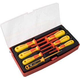 تصویر پیچ گوشتی عایق برق 1000 ولتی لیکوتا مدل ASD-900k1 LICOTA 7PCS VDE INSULATED SCREWDRIVER SET ASD-900K1