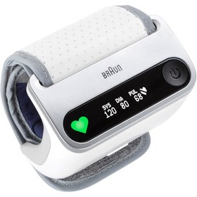 تصویر دستگاه فشار سنج مچی دیجیتالی براون آلمان Braun iCheck 7 Blutdruckmessgerät Handgelenk 