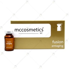 تصویر کوکتل مزوتراپی 10 سی سی اسپانیایی فیوژن ام سی کازمتیکس مدل ضد پیری Mesotherapy Cocktail Fusion mccosmetics Antiaging 10cc 